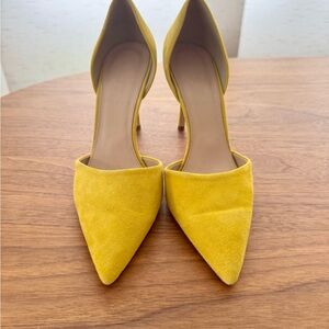 J.Crew Yellow d’Orsay Pumps